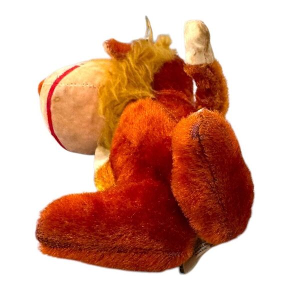 Vtg 1970 Hanna-Barbera Drooper Plush Toy By I.S. Sutton 10" Orange Yellow Japan - Picture 7 of 8